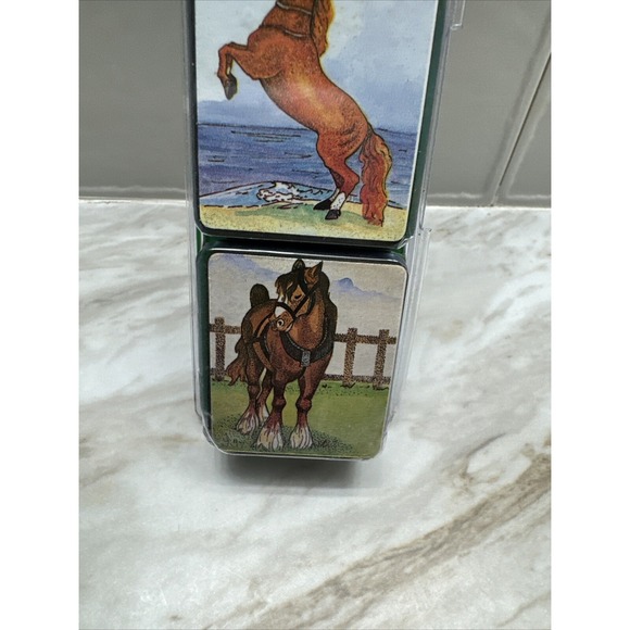 Set 4 Rubber Craft Stamps Crayon Factory Horses 1992 New - Picture 5 of 7